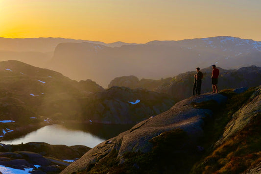 "Sunset on the Mountain"